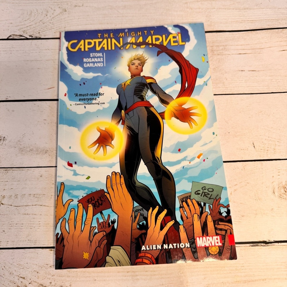 Mighty Captain Marvel Alien Nation Marvel TPB 2017 Stohl Rosanas Garland‎
